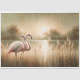 Flamingo Decoupage Tissue-Papier Seidenpapier