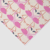 Flamingo Dekoration Tropical Vibes Exotic Bird Som Seidenpapier (Ausschnitt)