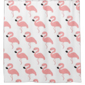 Flamingo-Design Duschvorhang (Vorderseite)