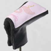 Flamingo Design Golf Headcover (3/4 Vorderseite)