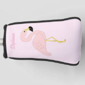 Flamingo Design Golf Headcover (Vorderseite)