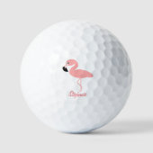 Flamingo Design Golfball (Vorderseite)