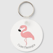 Flamingo-Design Schlüsselanhänger (Vorderseite)