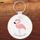 Flamingo-Design Schlüsselanhänger (Vorderseite)