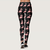 Flamingo Design Sie wählen Hintergrundfarbe Leggings (Rückseite)