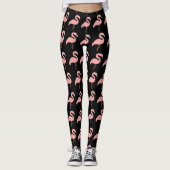 Flamingo Design Sie wählen Hintergrundfarbe Leggings (Vorderseite)