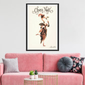 Flamingo-Diva Leinwanddruck (Insitu (Wohnzimmer))