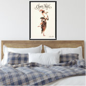 Flamingo-Diva Leinwanddruck (Insitu (Schlafzimmer))