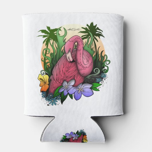 Flamingo Dosenkühler (Rückseite)