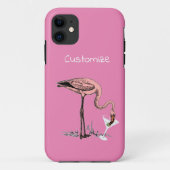 Flamingo Drinking Martini Thunder_Cove Case-Mate iPhone Hülle (Rückseite)