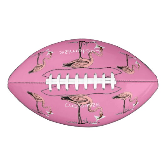 Flamingo Drinking Martini Thunder_Cove Football (Vorderseite)