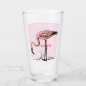 Flamingo Drinking Martini Thunder_Cove Glas (Rückseite)