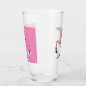 Flamingo Drinking Martini Thunder_Cove Glas (Links)