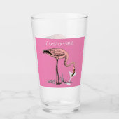 Flamingo Drinking Martini Thunder_Cove Glas (Vorderseite)
