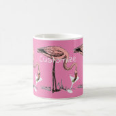 Flamingo Drinking Martini Thunder_Cove Kaffeetasse (Mittel)