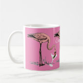 Flamingo Drinking Martini Thunder_Cove Kaffeetasse (Links)