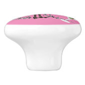 Flamingo Drinking Martini Thunder_Cove Keramikknauf (Seitenansicht)