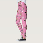 Flamingo Drinking Martini Thunder_Cove Leggings (Links)
