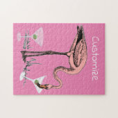 Flamingo Drinking Martini Thunder_Cove Puzzle (Horizontal)