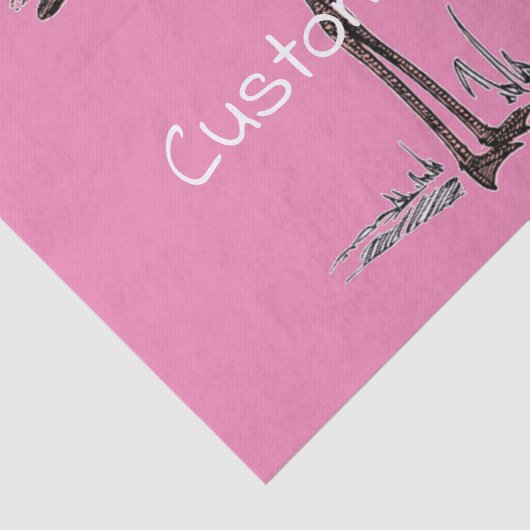 Flamingo Drinking Martini Thunder_Cove Seidenpapier (Ausschnitt)