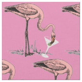 Flamingo Drinking Martini Thunder_Cove Stoff (Nahaufnahme)