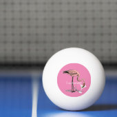 Flamingo Drinking Martini Thunder_Cove Tischtennisball (Netto)