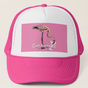 Flamingo Drinking Martini Thunder_Cove Truckerkappe