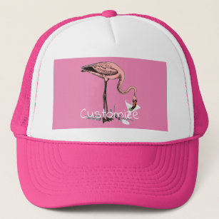 Flamingo Drinking Martini Thunder_Cove Truckerkappe