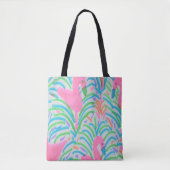 Flamingo Dschungel Party Tasche (Vorderseite)
