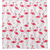 Flamingo-Duschvorhang Duschvorhang (Vorderseite)