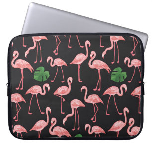 Flamingo Elegance: Vintag Monstera Fusion. Laptopschutzhülle