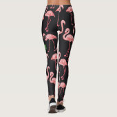 Flamingo Elegance: Vintag Monstera Fusion. Leggings (Rückseite)