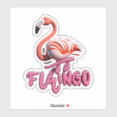 Flamingo Elevation Your Style with Stickers Aufkleber (Blatt)