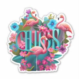 Flamingo Elevation Your Style with Stickers Aufkleber