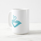 Flamingo Embrace Kaffeetasse (Vorderseite Links)