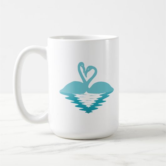 Flamingo Embrace Kaffeetasse (Links)