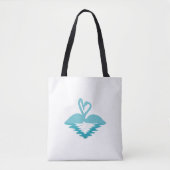 Flamingo Embrace Tasche (Vorderseite)