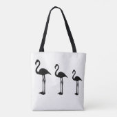 Flamingo Evolution Funky Tote Bag Tasche (Rückseite)