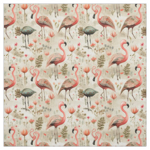 "Flamingo Fables: Whimsy Flamingo Stoff