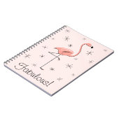 Flamingo Fabulous! Textheft Notizblock (Linke Seite)
