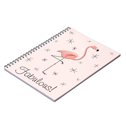 Flamingo Fabulous! Textheft Notizblock (Linke Seite)