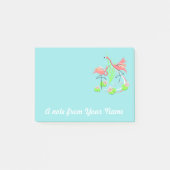 Flamingo Fandango Duo Text Post-it-Note Post-it Klebezettel (Vorderseite)