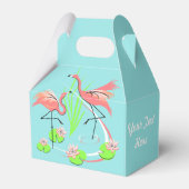 Flamingo Fandango Duo Textfavorisierbox Geschenkschachtel (Rückseite)