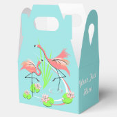 Flamingo Fandango Duo Textfavorisierbox Geschenkschachtel (Geöffnet)