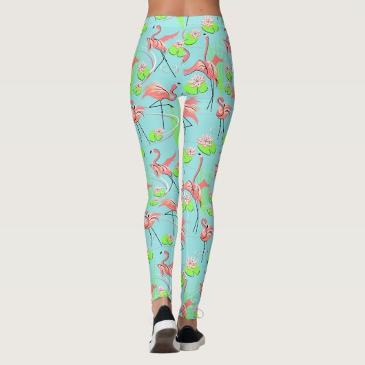 Flamingo Fandango Multi 2 Leggings (Rückseite)