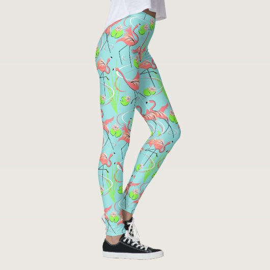 Flamingo Fandango Multi 2 Leggings (Rechts)