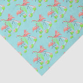 Flamingo Fandango Multi Duo Papiertaschentuch Seidenpapier (Ausschnitt)