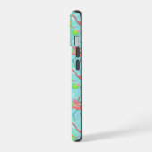 Flamingo Fandango Multi iPhone Gehäuse 15 Hülle (Linke Seite)