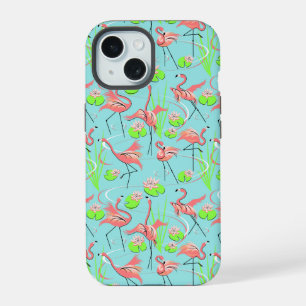 Flamingo Fandango Multi iPhone Gehäuse 15 Hülle