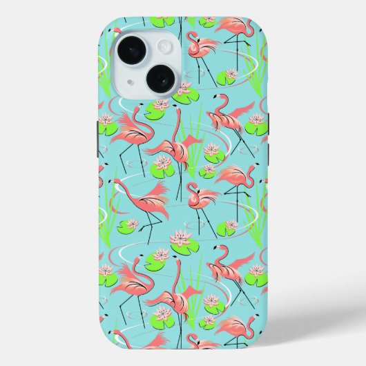 Flamingo Fandango Multi iPhone Gehäuse Case-Mate iPhone Hülle (Rückseite)